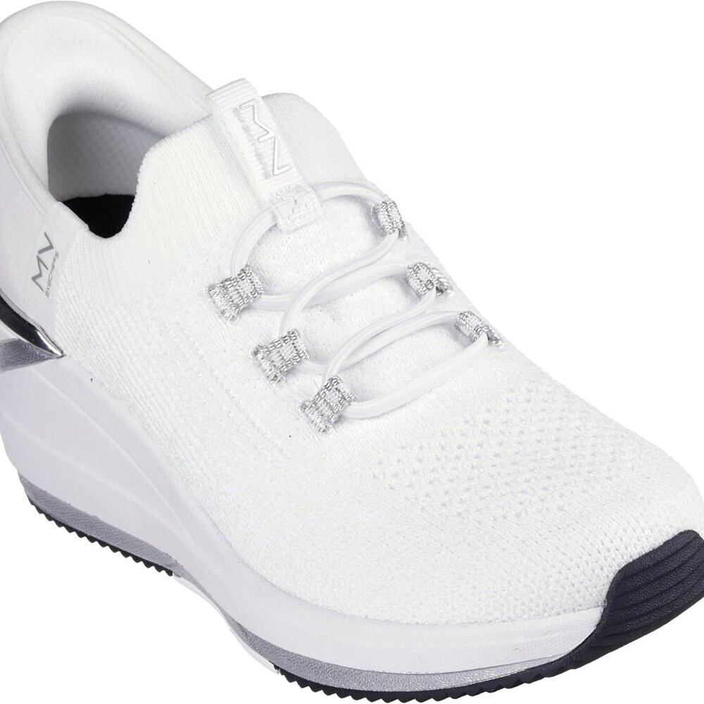 Women's Mesh Wedge Sneakers Slip-Ins Comfort Memory Foam Rubber Outsole